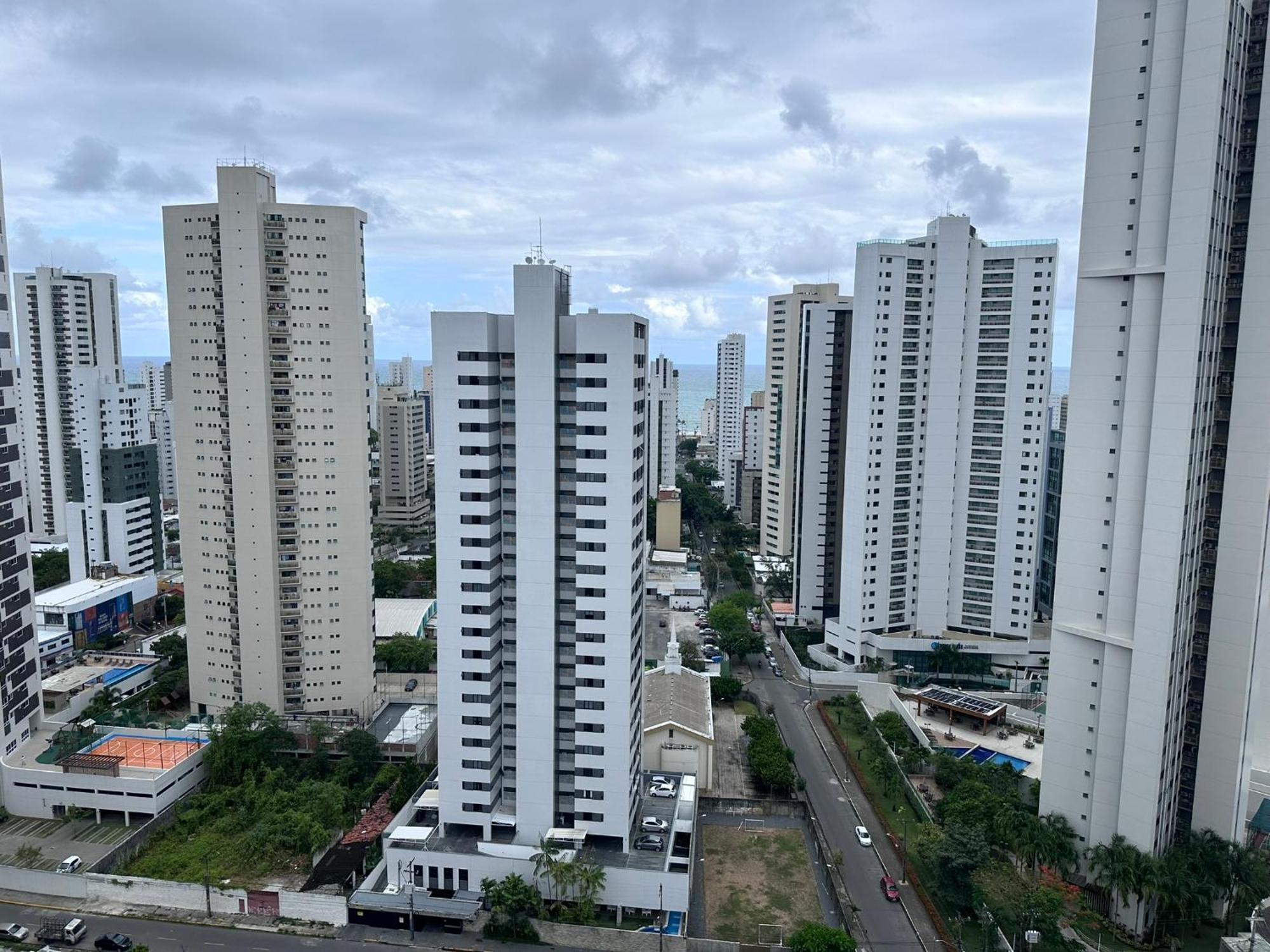 Flat - Boa Viagem Para Ate 5 Pessoas, Andar Alto Vista Mar, Piscina, Wifi 500Mbps, ريسيفي المظهر الخارجي الصورة